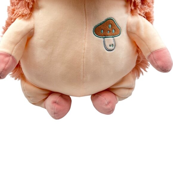 Hedgehog Stuffed Animal Soft Plush Pillow Cute Toy Mushroom Anime Big Eyes - Picture 6 of 9